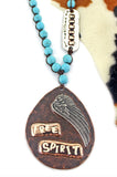 Free Spirit Teardrop Necklace