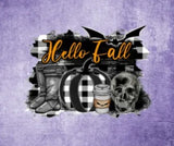 "Hello Fall" 20 oz. Tumbler - With Straw