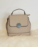 Faux Pebble Leather Backpack