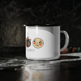 Vintage Happy Halloween Enamel Camp Cup