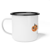 Vintage Happy Halloween Enamel Camp Cup