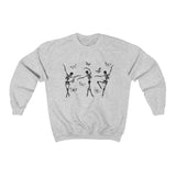 Skeleton Dance Unisex Heavy Blend Crewneck Sweatshirt