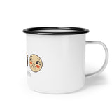 Vintage Happy Halloween Enamel Camp Cup
