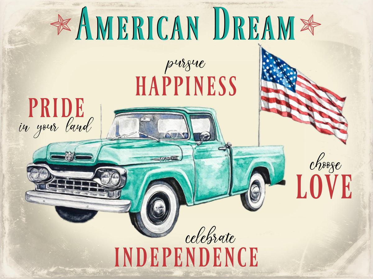 American Dream Art Print 11X14 – All Things You Buy