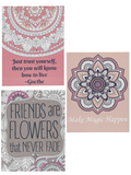 Set of 3 Inspirational/Friendship Wall Plaques
