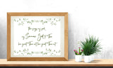 How Great Thou Art Print 11X14