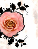 Modern Rose Art Print 11X14