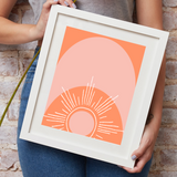 Rainbow Light Boho Fine Art Print 11X14
