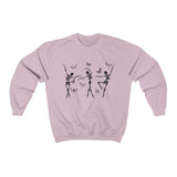 Skeleton Dance Unisex Heavy Blend Crewneck Sweatshirt
