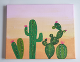 Original Cactus 8X10 Painting