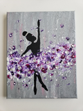 Tiny Dancer 8X10 Acrylic on Canvas Painting