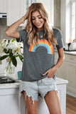 Heathered Rainbow Tee