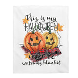 Halloween Movie Velveteen Plush Blanket - Size Options