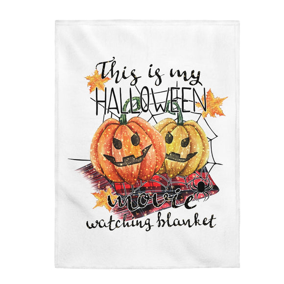 Halloween Movie Velveteen Plush Blanket - Size Options